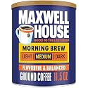 Maxwell House Morning Boost Medium Roast Ground Coffee (Canister), 11.5 Ounce (Pack of 6)