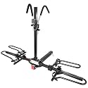 MaxxHaul Platform Bike Rack for 2 Bikes - Hitch Mounted Tray Carrier for SUV, Van, & Truck - Adjustable Tire Cradles & Foam Padded Hooks - Fits 2" Class III & IV Hitches (50027)