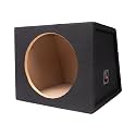 Maxxlink 10 Inch Single Sealed Subwoofer Enclosure, MDF Sub Box