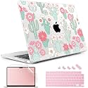 May Chen for M5 MacBook Air 13.6 Inch Case 2026 2025 2024-2022 Release M5 A3449 M4 A3240 M3 A3113 M2 A2681, Plastic Hard Shell Case for MacBook Air 13.6" with Retina Display, Blooming Cactus