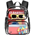 MAY TREE Clear Backpack Stadium Approved 12x10x6, Transparent Bag
