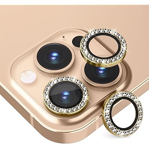 mayaballe camera lens protector compatible for iphone 13 proiphone 13 pro max anti-scratch  premium 9h tempered glass film lens ring cover-transparent pack of 1