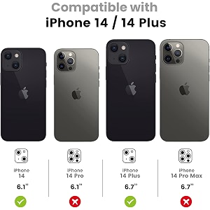 mayaballe diamond camera lens protector compatible for iphone 14iphone 14 plus anti-scratch premium tempered glass film aluminium alloy lens ring cover - purple diamond