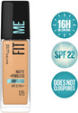 MAYBELLINE NEW YORK Matte+Poreless Liquid Foundation 126 Light pecan |16 HR Oil Control,30 ml Foundation