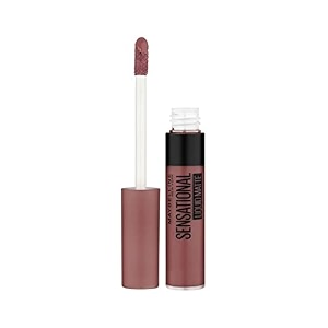 maybelline new york sensational liquid matte lipstick nu07 get undressed