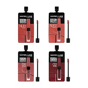 maybelline sensational liquid matte minis pack of 4 soft wine best babe