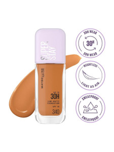 maybelline new york super stay lumi matte liquid foundation 340 30 hr longwear light  foundation