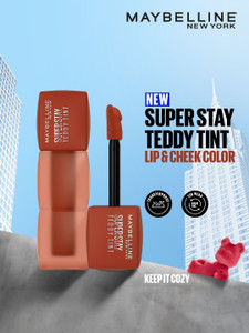 maybelline new york superstay teddy tint - lip and cheek color  keep it cozy