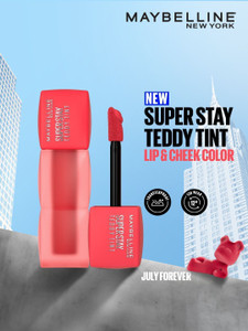 maybelline new york superstay teddy tint - lip and cheek color  july forever