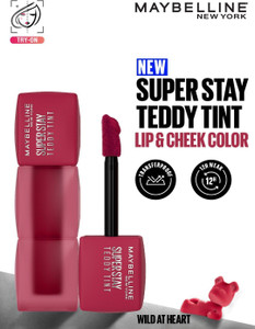 maybelline new york superstay teddy tint - lip and cheek color  wild at heart