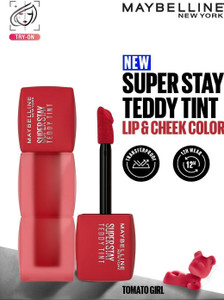 maybelline new york superstay teddy tint - lip and cheek color  tomato girl