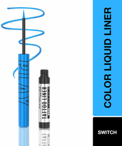 maybelline new york tattoo play blue liquid eyeliner - switch 21ml 21 ml