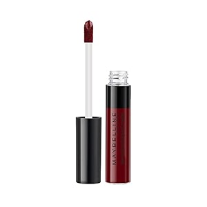 maybelline new york lipstick matte finish non-sticky and non-drying sensational liquid matte 02 soft wine 7ml
