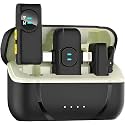 MAYBESTA Wireless Lavalier Microphone for iPhone Android Phone