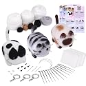 Mayboos Needle Felting Kit, 3 Pieces Animal Needle Felting Starter Kit