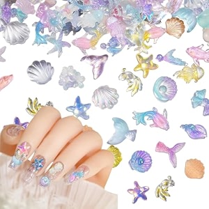 maycreate 8pcs heart nail art stickers black white pink 3d self adhesive