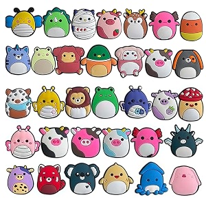 maycreate shoe charms for kids adults cute animal cartoon shoe decoration charms for shoes bracelet wristband clog sandals birthday party favors gifts boys girls teens