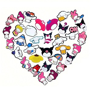 maycreate shoe charms for kids adults cute animal cartoon shoe decoration charms for shoes bracelet wristband clog sandals birthday party favors gifts boys girls teens