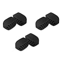 MAYCREATE Small Jawline Exerciser 6PCS, Face Shaper Workout, Black