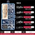 MAYCREATE 35pcs Nose Pads Eyeglasses Repair Kit Silicone For Spectacles