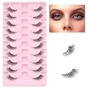 MAYCREATE 120PCS Eyelash 11mm Wispy Natural DIY Lash Clusters, Non-Adhesive