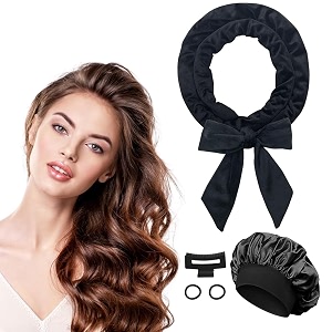 maycreate heatless curling rod headband overnight velour hair roller wrap