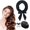 MAYCREATE® Heatless Curling Rod Headband Overnight Velour Hair Roller Wrap