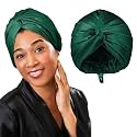 MAYCREATE Silk Satin Bonnet 27in/57cm for Long Hair Sleeping