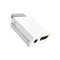MAYFLASH Wii to HDMI Converter 1080P for Full HD Device, Wii HDMI Adapter with 3,5mm Audio Jack&HDMI Output Compatible with Wii, Wii U, HDTV, Monitor-Supports Wii Display Modes 720P, NTS
