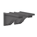 Mayne Fairfield Decorative Corbels, Graphite Grey, 2-Pack