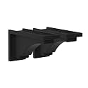Mayne Inc Fairfield Decorative Brackets, 2-pack, Plastic, Black, Standard (5856-B)