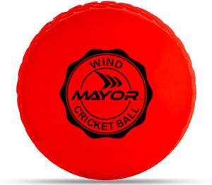 mayor cricket wind ball for indoor  outdoor street cricket rubber ball