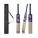 MAYRA Cricket Bat Kashmiri Popular Willow Full Size for Tennis Ball, Plastic Ball with Black Cover (CEAT)