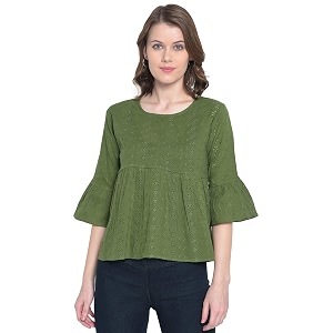 mayra Womens Cotton Top