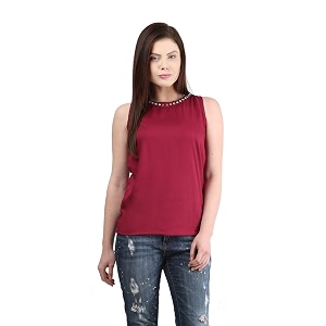 mayra Womens Plain Regular fit Top