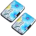 Mayski 2 Pack Credit Card Holder for Women RFID Blocking Wallet