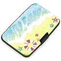 Mayski Credit Card Holder for Women RFID Blocking Wallet, Beach Bliss