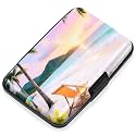 Mayski Credit Card Holder for Women RFID Blocking Wallet, Seaside