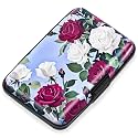 Mayski Credit Card Holder for Women RFID Blocking Wallet, Rose