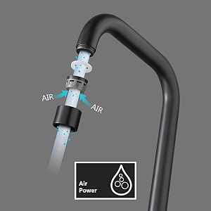 mayur cich ss 304 kitchen faucet single lever brass sink tap with black finish for bathroom washbasin tap 704-matteblack-deck - 10 year warranty matte black