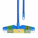 Mazic Easy Wiper for Floor Cleaning Long Handle with Wide Foam for Home Multipurpose uses Bathroom Cleaning, Water Swiping (Pack of 3, Blue)