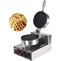 MAZORIA Waffle Maker Machine – Round Shape 4 Slot Electric Waffle Maker for Commercial & Home Use – Non-Stick Plates, Fast Cooking for Café, Restaurant & Shop