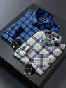 MBF66 Men Checkered Casual Multicolor Shirt