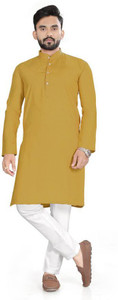 mbf66 men cotton blend kurta pyjama set