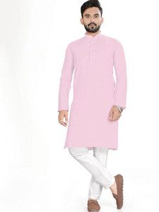 mbf66 men cotton blend kurta pyjama set