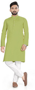 mbf66 men cotton blend kurta pyjama set