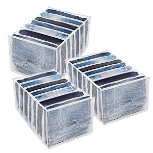 MBW Wardrobe Clothes Organizer Storage Box with