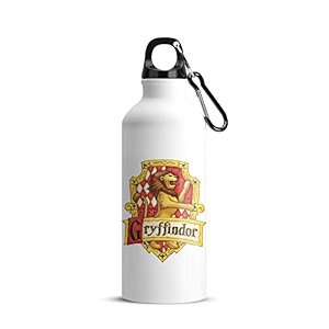 mc sid razz - harry potter - gryffindor aluminum sports sipperwater bottle i water bottle for kids 750 ml - best themed gifts for harry potter fans