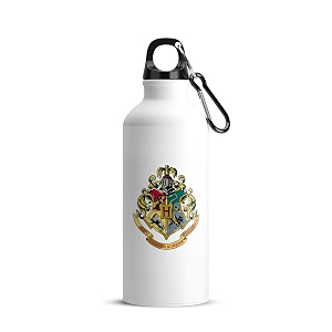 mc sid razz - harry potter - house crest - aluminum sports sipperwater bottle i water bottle for kids 600 ml - best themed gifts for harry potter fans