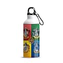 MC SID RAZZ - Harry Potter - House Crest 3 Aluminum Sports Sipper/Water Bottle I Water Bottle For Kids (750 ml) - Best Themed Gifts For Friends Fans